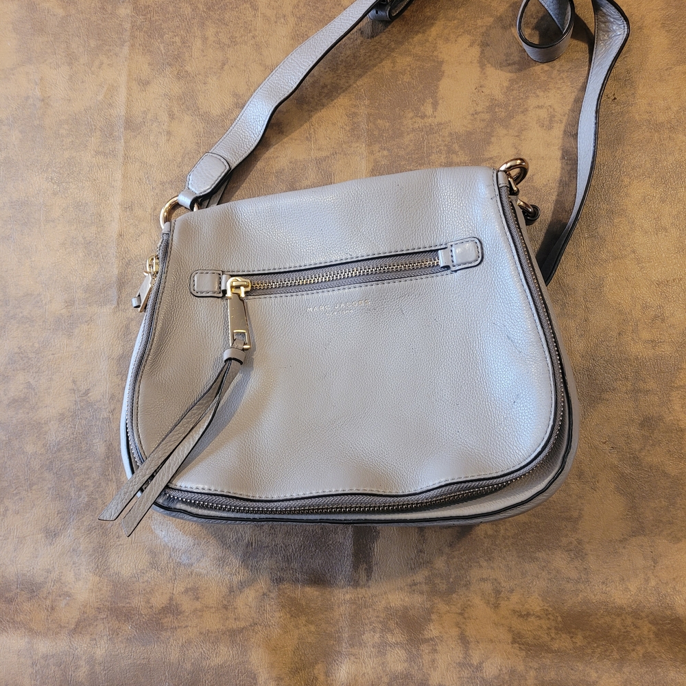 Marc Jacobs Light Gray Crossbody Bag